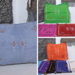 Coussin Sabra fait à la main (soie de cactus)